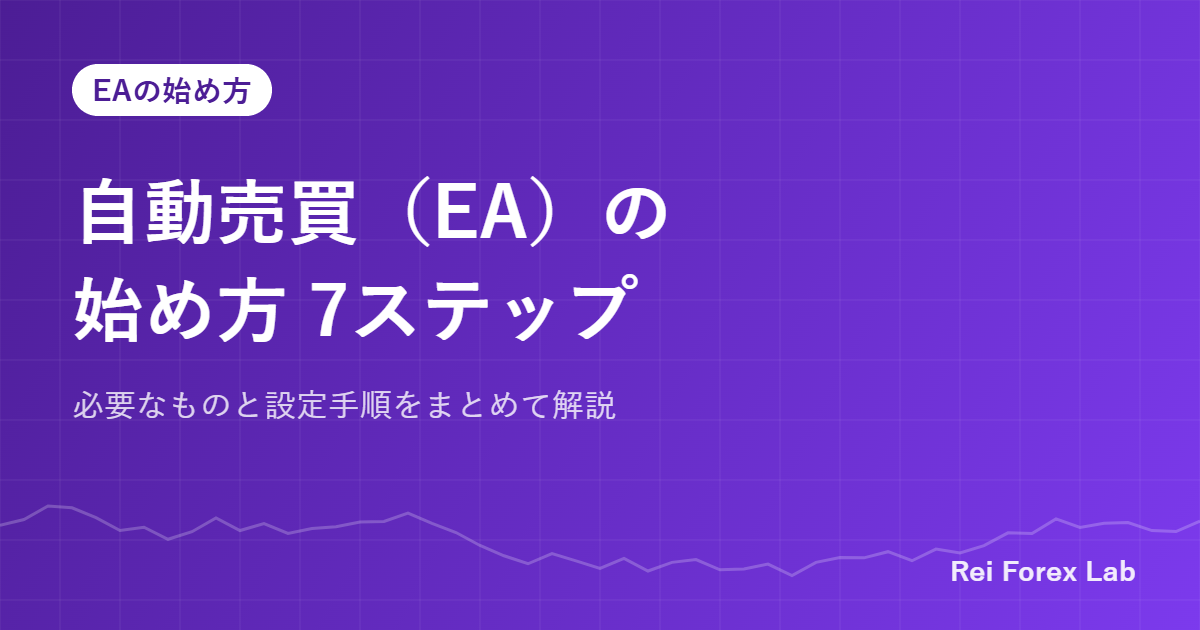 自動売買(EA)の始め方 7ステップ